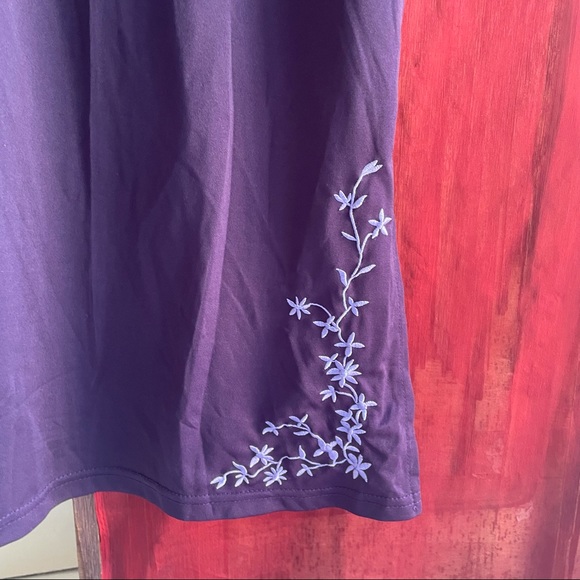 Classic Y2K purple mini dress size 6-8 - Picture 5 of 5